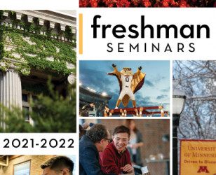 Screenshot of the Freshman Seminars booklet cover